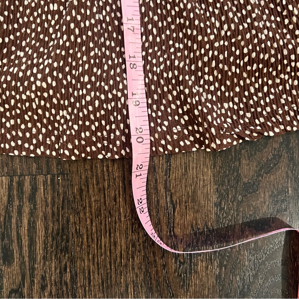 Mango Brown Ribbed Ruffled Sundress - Picture 4 of 10